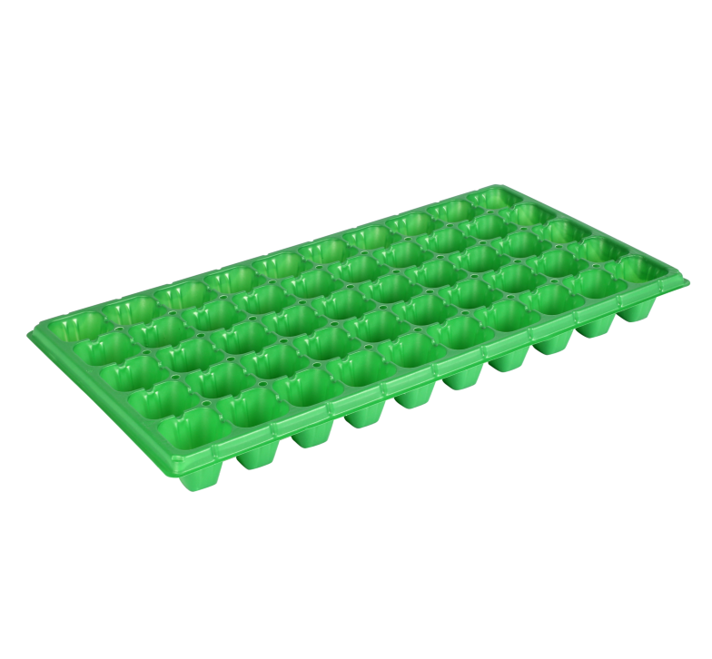 50 Cells Plastic Seed Start Tray 0 4mm To 1 5mm PS Seedling Nursery