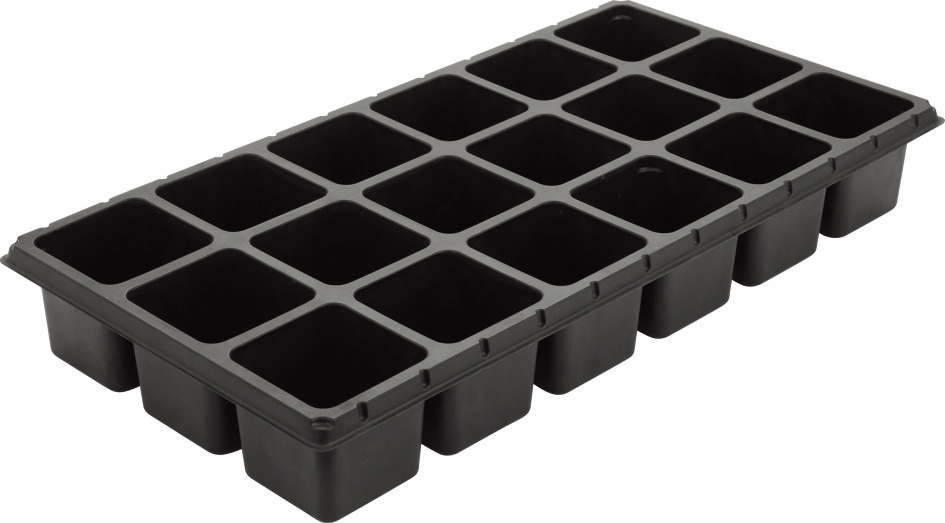 18 Cells PS Seed Tray
